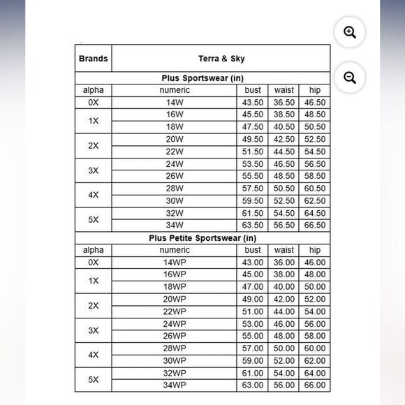 Terra & Sky White Floral lightweight soft woven knit fabric, 3/4-length sleeves - Picture 10 of 10